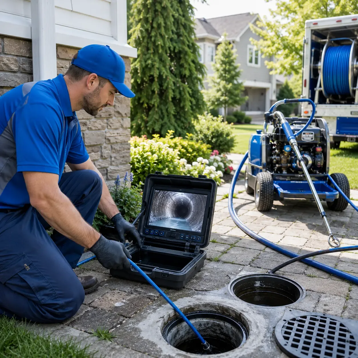 Outdoor drain cleaning professionals serving Etna, ME