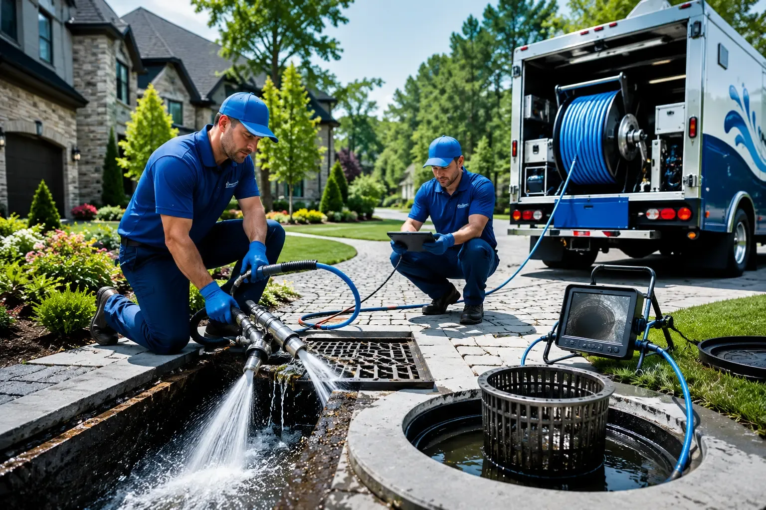 Local outdoor drain cleaning professionals in Etna, ME